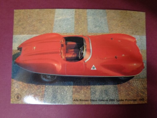 Cartolina alfa romeo - cartolina,