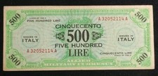 500 LIRE AM BILINGUE