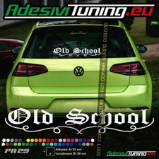 Adesivo Old School (Parabrezza Anteriore / Lunotto Posteriore)