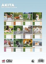 Calendario Akita Dog 2026 A3