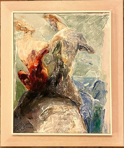 Ennio calabria olio tela - ennio, su