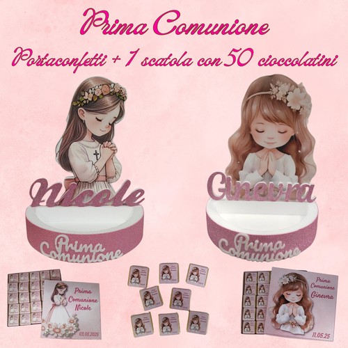 Portaconfetti comunione - comunione, +