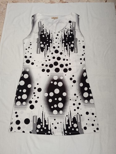 Vestito estivo bianco nero - bianco,