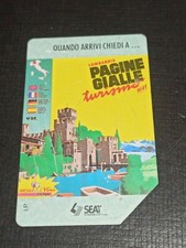  Rara Scheda Telefonica SIP Serie Pagina Gialla Lombardia 5000 Lire