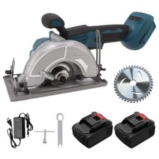 Sega Circolare a Batteria 2 Batterie 48Vf 4.0Ah Lama 125mm brushless taglio pvc