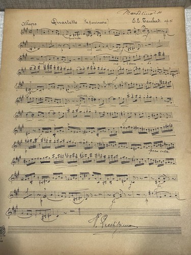 Spartito antico quartetto - antico, in