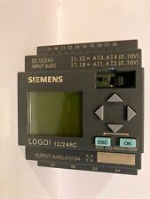 Siemens automazione PLC  logo 12/24 rc  .Usato solo una volta .Da riprogrammare