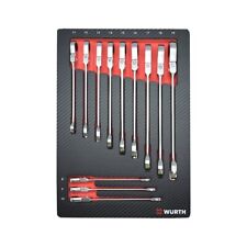 Chiavi Combinate a Cricchetto per Carrello Officina Tappetino - WÜRTH 0965905420