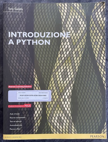 Introduzione python con - introduzione, a