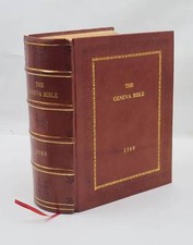 The Geneva Bible 1560 By God [Premium Leather Bound]