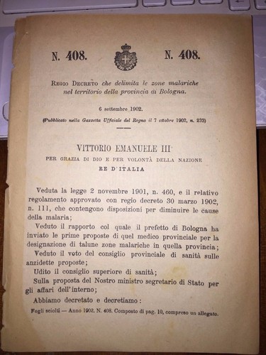 Regio decreto del zone - del,