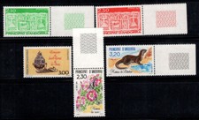 Andorra Francese 1990 Yv. 390-394 MNH 100% cultura, flora fauna, Sant Roma