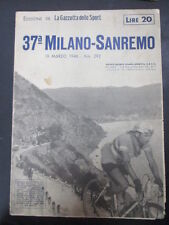 Ciclismo Speciale 37° Milano-Sanremo 1946 Gazzetta dello Sport con Olmo-Coppi