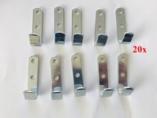 20X Ganci Piatto Per Rimorchi Auto Ganci Per Teli 53X13X20MM Zincato