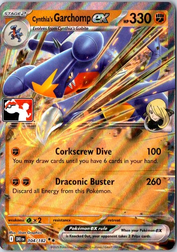 Cynthia garchomp double - ex,