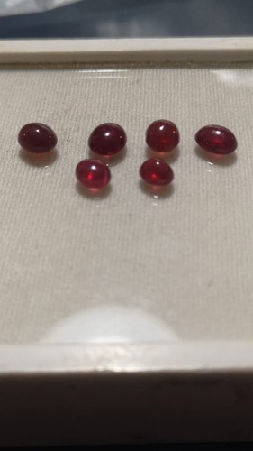 Rubini birmani cabochon - rubini,