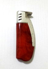 Accendino vintage Elettronico In Legno Di Noce  Ricaricabile, Funzionante