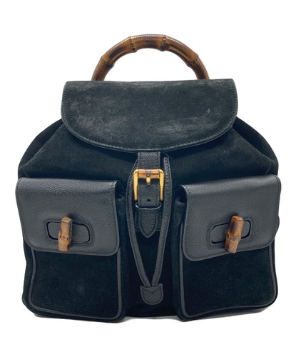 Gucci zaino bambù pelle - bambù,