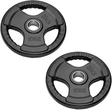 Coppia Dischi Olimpici per Bilancieri E Manubri | Bumper Plates Foro Da 50 Mm Di