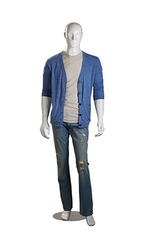 Manichino uomo bianco lucido - manichino,