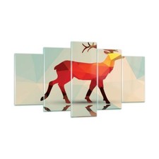 Quadro su Vetro 160x85cm Cervo