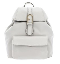 FURLA Flow Backpack S zaino per il tempo libero zaino marshmallow crema nuovo