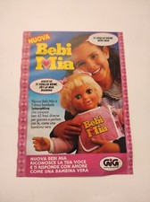 Inserto pubblicità 1994 Bebi Mia ti voglio bene sei la mia mamma interattiva