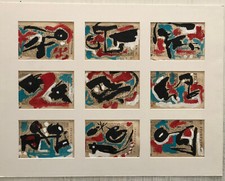  9  Disegni a china  e tempera