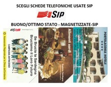 SCEGLI SCHEDE TELEFONICHE USATE SIP -MAGNETIZZATE-BUONO/OTTIMO STATO-PARTE 1