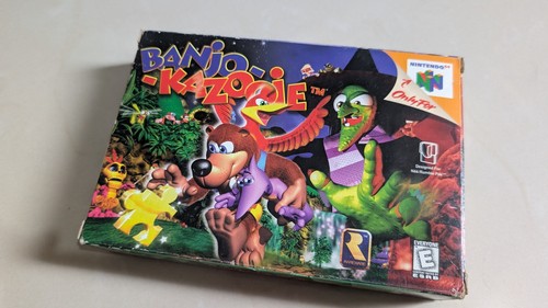 Banjo kazooie n64 completo usa - n64,