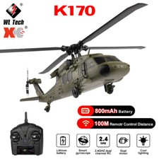 Wltoys K170 UH-60L Black Hawk 4CH 6 assi giroscopio brushless RC RTF aereo elicottero
