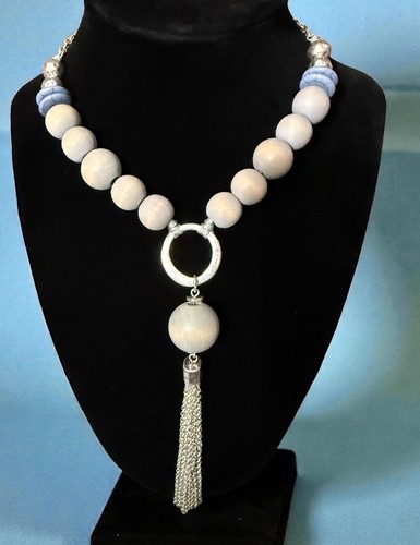 Collana con nappa perle in - con,