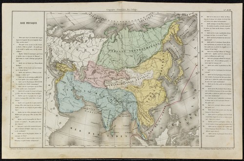 1860ca asia fisica carta - asia,