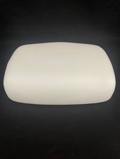 Plafoniera  in vetro bianco satinato anni '50 D. 20x30 Cm.