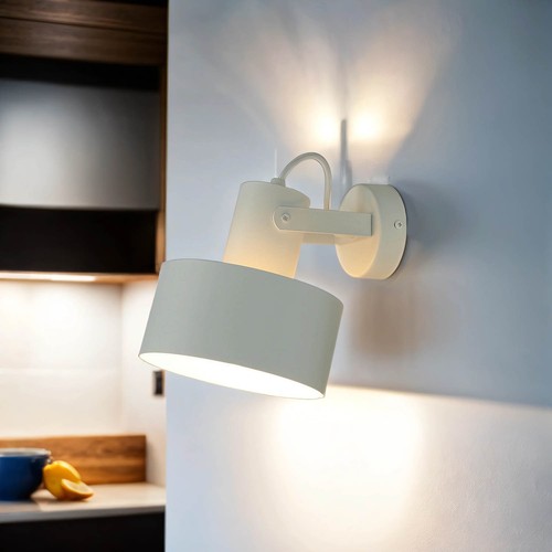 Faretto parete spot bianco - da,