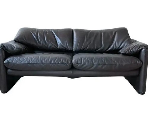 Divano cassina pelle nera - divano,