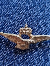 Distintivo  Pin Brevetto Pilota Militare Regia Aeronautica anni 20 ww1 ww2