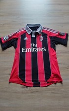 Maglia AC Milan Adidas Prince Boateng 10 2012/13 Champions Techfit Authentic Hom