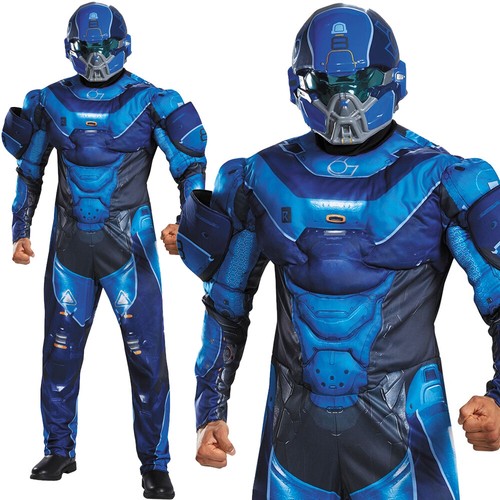 Costume uomo blu halo - costume, da