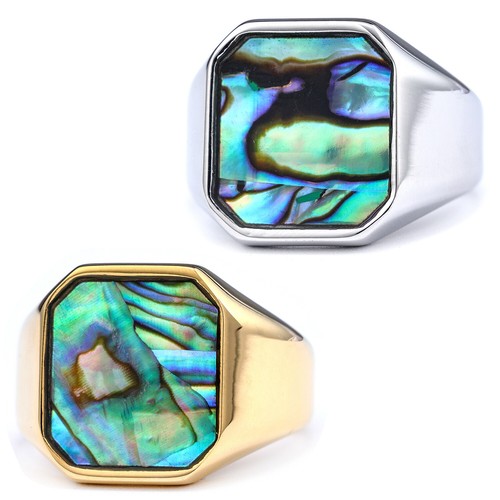 Anello uomo vintage quadrato - uomo,