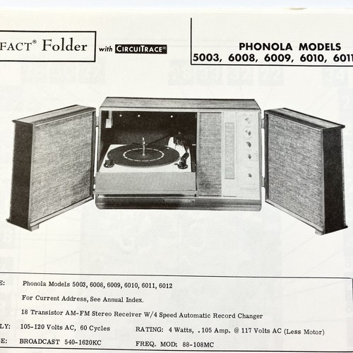 1966 phonola phono - 5003, 09