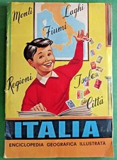 ITALIA ALBUM LA FOLGORE-ENCICLOPEDIA GEOGRAFICA ILLUSTRATA,COMPLETO-RIF.460