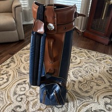 Borsa da golf vintage blu