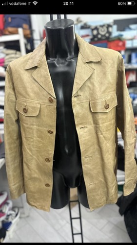 Giacca uomo pelle beige tg - giacca,