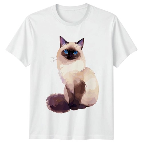 Shirt gatto siamese amante - gatto,