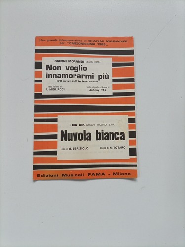 Spartito musicale gianni - spartito,