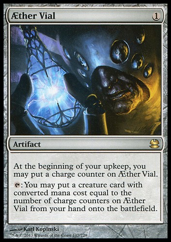 Mtg aether vial - aether,