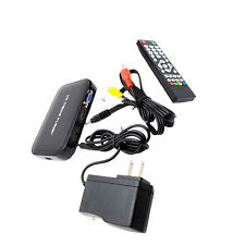 SD USB MMC HDMI VGA AV YPbPr 1080p Multi TV Lettore multimediale + telecomando IR