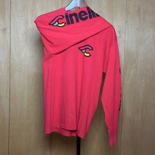 T-shirt Cinelli vintage manica lunga rossa taglia M Belton resistente made in USA ciclismo
