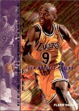 card NBA Nick Van Exel Fleer 95-96 #92 1995